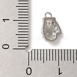 Tema natalizio ciondoli in ottone micro pavé di zirconi cubici&nbsp;KK-P278-11P