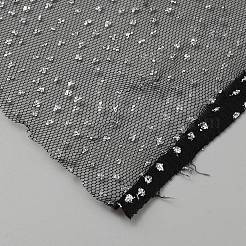Polyester-Silberpunktstoff&nbsp;AJEW-WH20006-90B