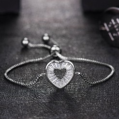 Umweltfreundliche galvanische Messingschieberarmbänder&nbsp;BJEW-EE0006-03P