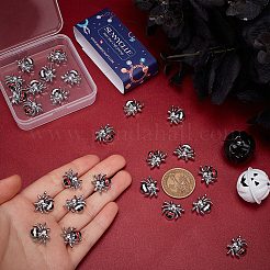 32pcs 2 Farben Legierung Strass Slide Charms slide&nbsp;FIND-SC0010-38
