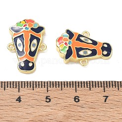 Emaille-Anhänger aus Messing&nbsp;KK-CBA6305-05G