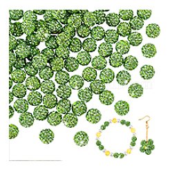 100 Stück Strassperlen aus Polymer-Ton.&nbsp;RB-PH0001-43A