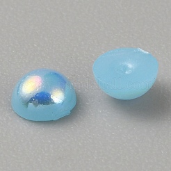 ABS Kunststoffimitation Perle Cabochons&nbsp;OACR-WH0044-02A-08