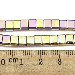 Chapelets de perles en hématite synthétique électrolytique sans magnétiques&nbsp;G-C106-B02-04B