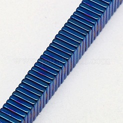 Electroplate non magnetici ematite Perle sintetiche heishi fili&nbsp;G-J171A-2x2mm-07