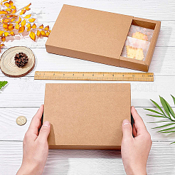Boîte pliante en papier kraft&nbsp;CON-WH0010-01K-C