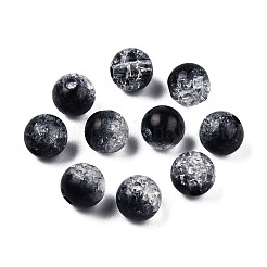 Perline di acrilico trasparente crackle&nbsp;CACR-N002-24