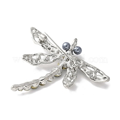 Broches en alliage de strass en forme de libellule pour vêtements de sac à dos&nbsp;JEWB-M067-06P-03