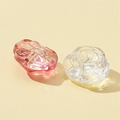 64 Stück 8 Farben transparente galvanisierte und einbrennlackierte Glasperlen&nbsp;GLAA-FS0001-37