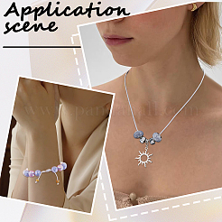 Cordons de perles élastiques ronds fils de nylon à bijoux&nbsp;NWIR-SP0001-01B