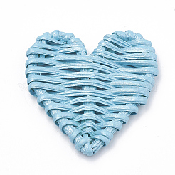 Spruzzo fatto a mano canna dipinta / perle intrecciate in rattan&nbsp;WOVE-N007-06C