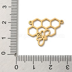 Breloques de connecteur en acier inoxydable 304&nbsp;STAS-O005-03G