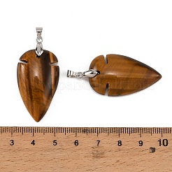Natürlichen Tigerauge Anhänger&nbsp;G-H359-04P-06