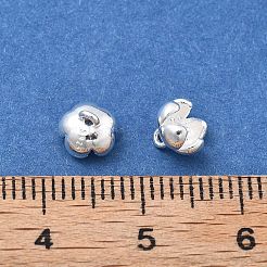 925 Sterlingsilber-Pavé-Anhänger mit klaren Zirkonia-3D-Blumen&nbsp;STER-D302-12S