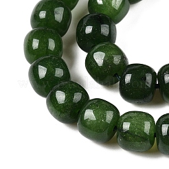 Chapelets de perles en jade blanc naturel teinté&nbsp;G-T138-S06