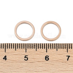 Placcatura ionica (ip) anello di collegamento in acciaio inossidabile 304&nbsp;STAS-S079-13-B02-RG-NF