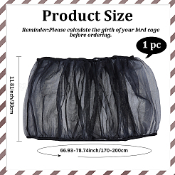Housses en maille de cage à oiseaux en polyester&nbsp;AJEW-WH20054-249B