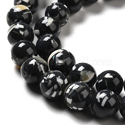 Fili di perle sintetiche turchesi e conchiglie montate&nbsp;G-D482-01B-01