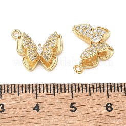 Breloques en laiton zircon cubique transparent&nbsp;KK-C259-18G
