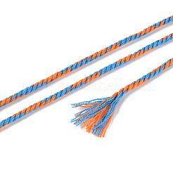22 m di cordino in cotone macramè bicolore&nbsp;OCOR-T017-07J