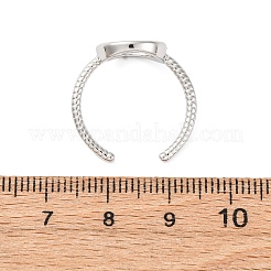 Offene Manschettenringkomponenten aus Messing&nbsp;KK-U074-08P