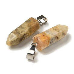 Naturali pazzi pendenti agata&nbsp;G-Z067-07P-19