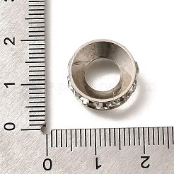 Messing Strass Zwischen perlen&nbsp;KK-M313-44D-11