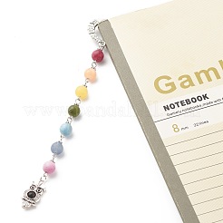 Tibetischen Stil Legierung Bookmarks&nbsp;AJEW-JK00182-05