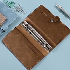 Fundas rectangulares de cuero sintético para cuadernos de hojas sueltas&nbsp;AJEW-WH20060-88B