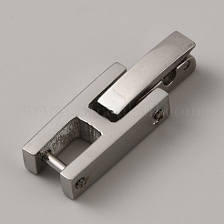 Cierres de correa de reloj de acero inoxidable 304&nbsp;STAS-WH0027-104B-P