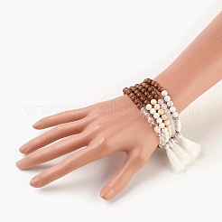 Bracciali di perline in pietra mista naturale&nbsp;BJEW-JB03963