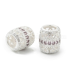 Messing Mikro ebnen Zirkonia European Beads&nbsp;KK-P297-05S
