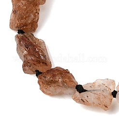 Perles et brins de quartz rutile noir doré naturel brut&nbsp;GG-CBA4808-G01-01