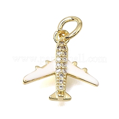 Messing micro pave klar zirkonia charme&nbsp;CU-CBAEEA8-36G