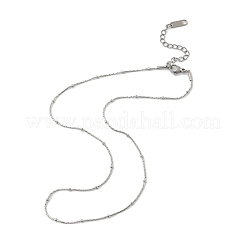2 mm 304 Edelstahl Satellitenkette Halsketten für Frauen Männer&nbsp;NJEW-F351-02P