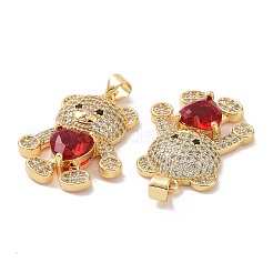 Ottone micro spianare pendenti zirconi&nbsp;ZIRC-I063-03