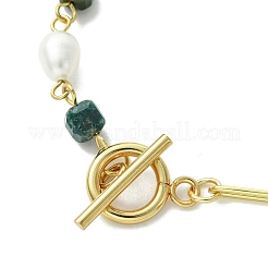 Herz-Charm-Armbänder aus Messing&nbsp;BJEW-JB13610