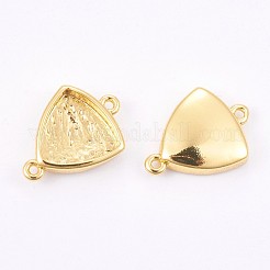 Le impostazioni del connettore cabochon in ottone&nbsp;KK-F748-19