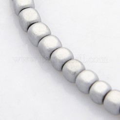 Electroplate non magnetici ematite sintetico fili di perline&nbsp;G-J212D-M