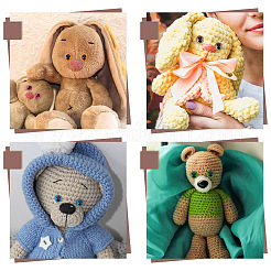 64 Stück Puppenaugen aus Kunstharz in 8 Farben&nbsp;DOLL-GO0001-03
