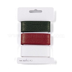 9 Yards 3 Stile Weihnachtsthema Polyester & Polycotton Bänder Sets&nbsp;SRIB-A015-01A-01