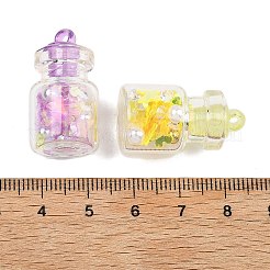 Leuchtende Anhänger aus Glas und Kunststoff&nbsp;GLAA-G129-05