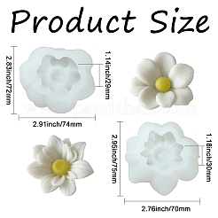 2 moule en silicone pour bougies à fleurs&nbsp;ST-CJ0043-074