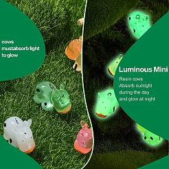 30 pièces pendentifs en résine lumineuse 5 couleurs&nbsp;RESI-SZ0003-24