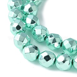 Fili di perline di ematite sintetica non magnetica elettrolitica&nbsp;G-B132-B01-01E