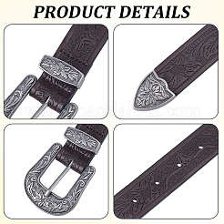 1 ceinture à chaîne en cuir PU rétro&nbsp;AJEW-CL0005-62
