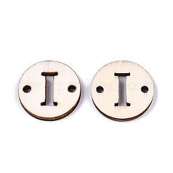 Conectores de eslabones de madera de álamo natural sin terminar&nbsp;WOOD-S045-140A-01I