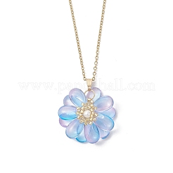 Collares colgantes de cristal&nbsp;NJEW-MZ00112-04