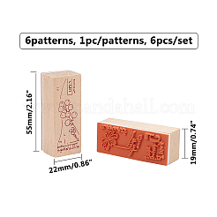 Francobolli di legno&nbsp;AJEW-OC0001-66B