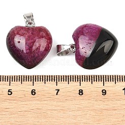 Anhänger aus natürlichem Achat (gefärbt und erhitzt)&nbsp;GG-K002-03A